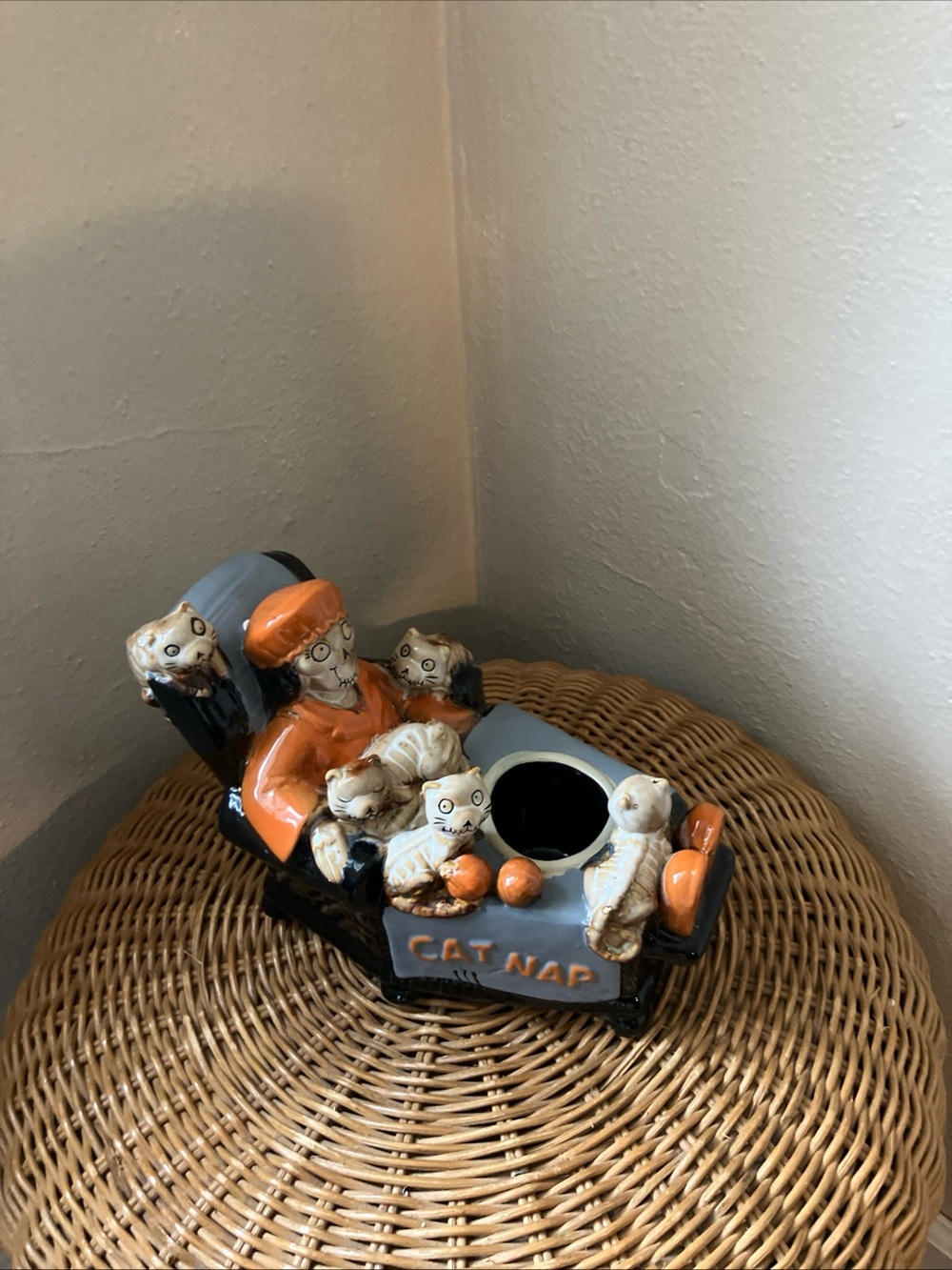 Yankee Candle Boney Bunch Cat Nap Lady Votive Holder